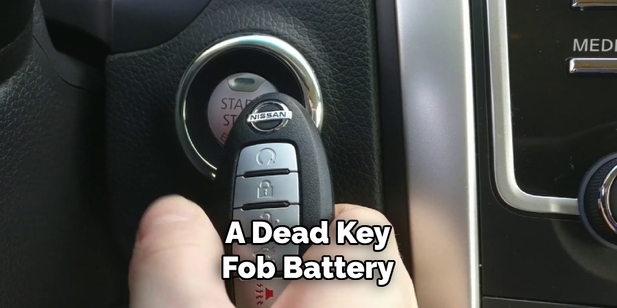 A Dead Key Fob Battery