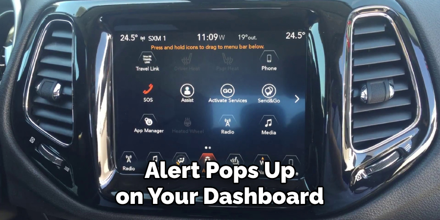 Alert Pops Up on Your Dashboard