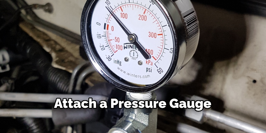 Attach a Pressure Gauge