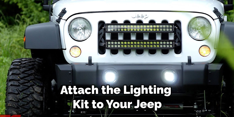 Attach the Lighting Kit to Your Jeep