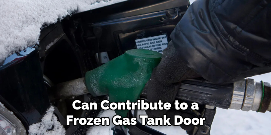 Can Contribute to a Frozen Gas Tank Door