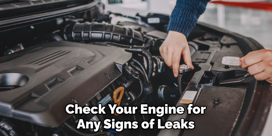 Check Your Engine for Any Signs of Leaks