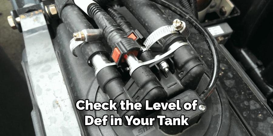 Check the Level of Def in Your Tank