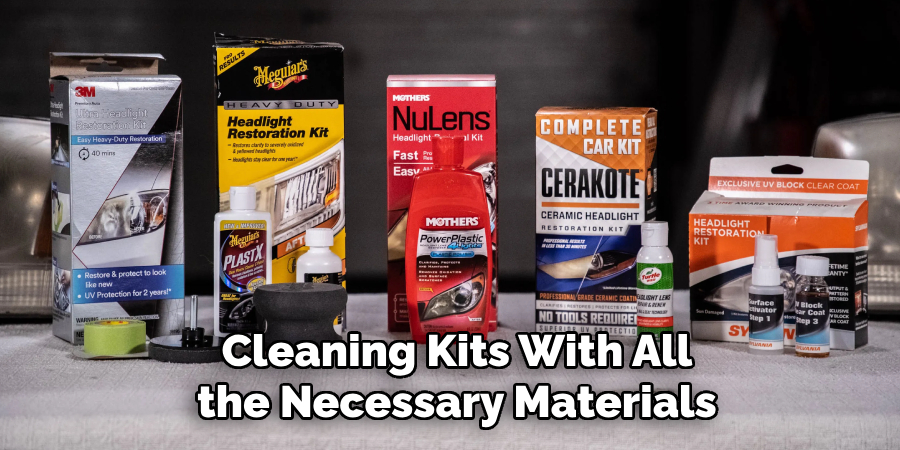 Cleaning Kits With All the Necessary Materials