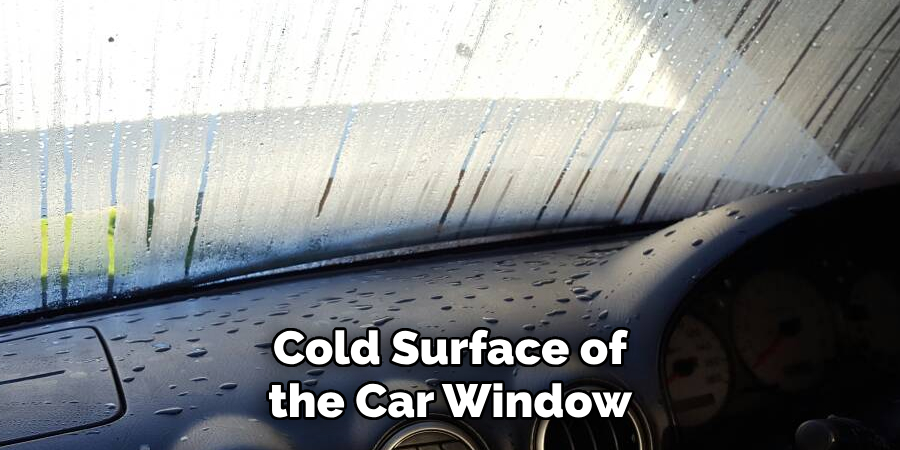 Cold Surface of the Car Window