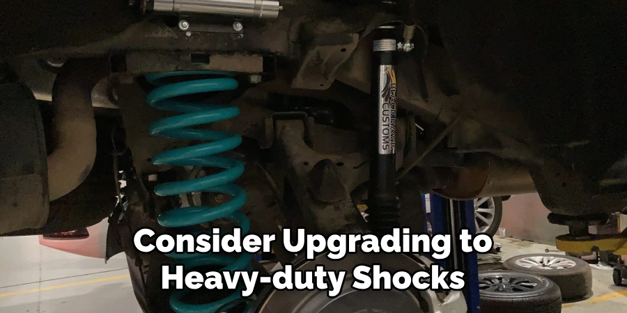 Consider Upgrading to Heavy-duty Shocks