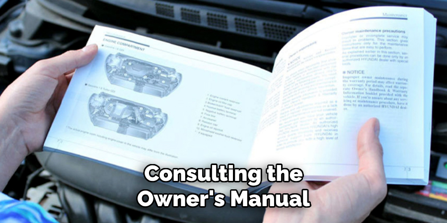 Consulting the Owner's Manual