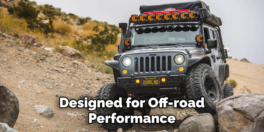 Designed for Off-road Performance