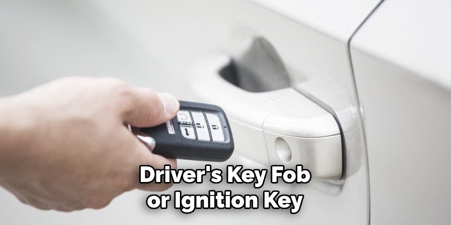 Driver's Key Fob or Ignition Key