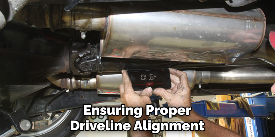 Ensuring Proper Driveline Alignment