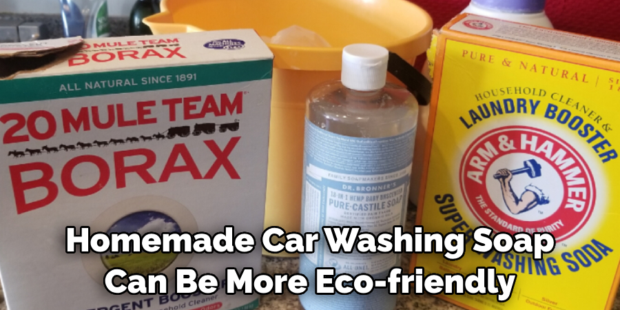 Homemade Car Washing Soap Can Be More Eco-friendly