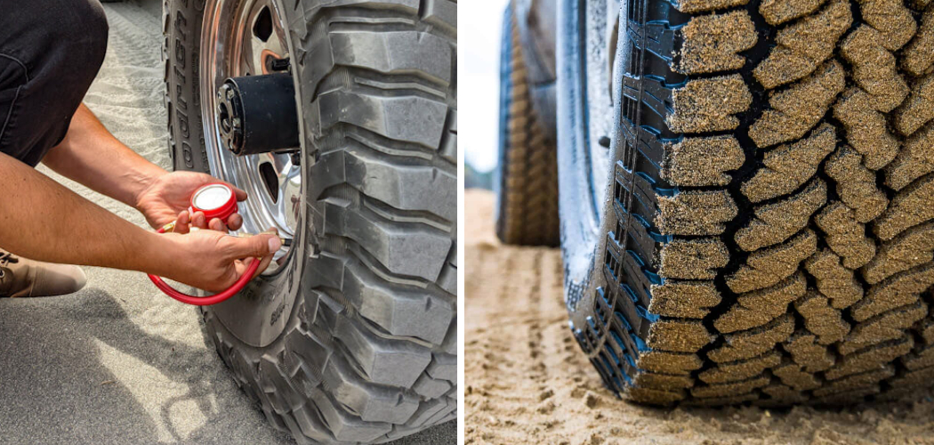 How to Air Down Tires for Sand