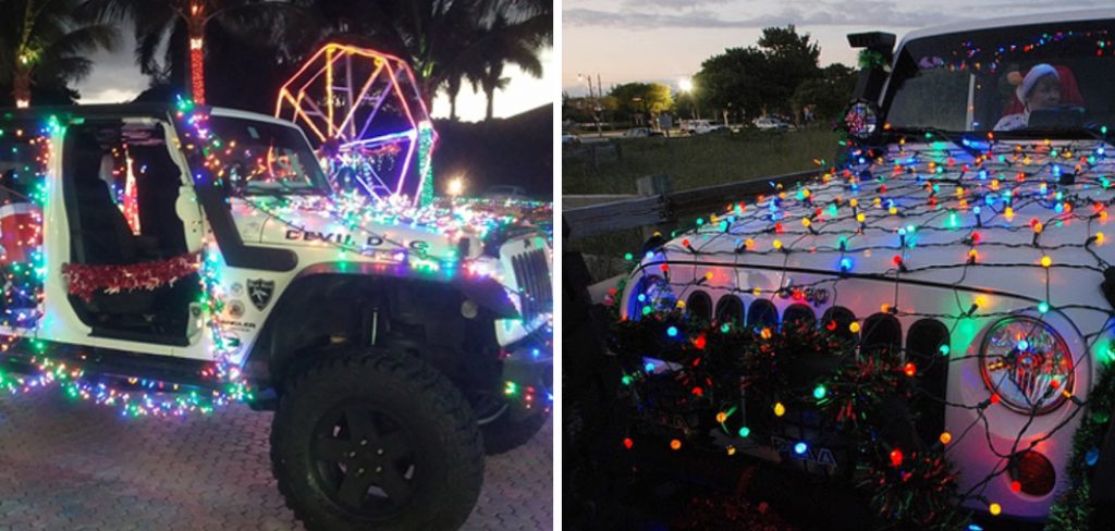 How to Put Christmas Lights on a Jeep