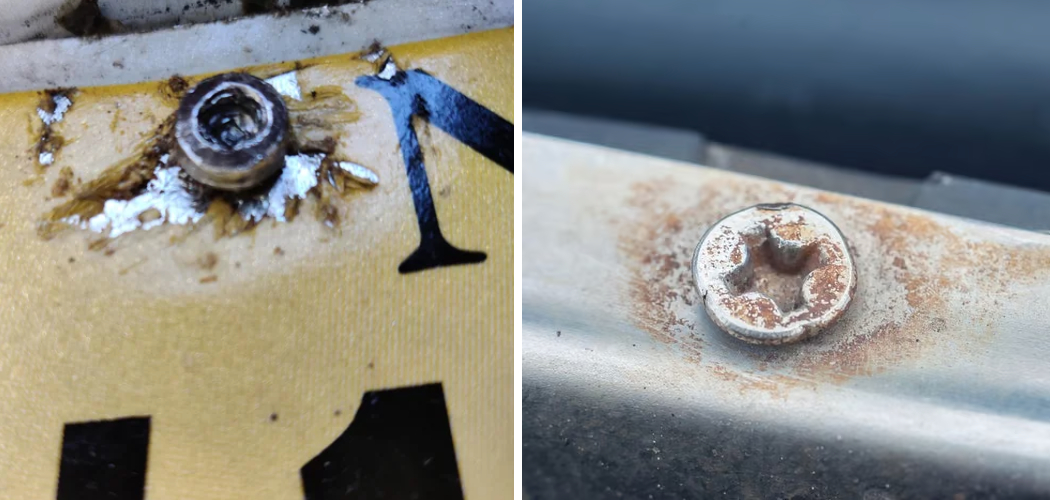 How to Remove Rusted License Plate Screws