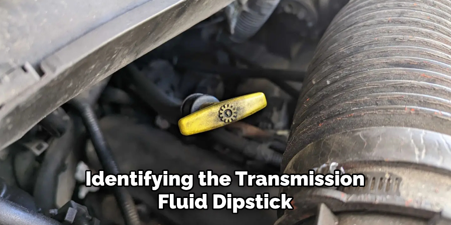 Identifying the Transmission Fluid Dipstick