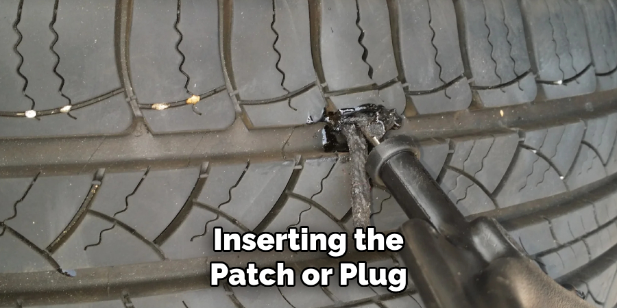 Inserting the Patch or Plug