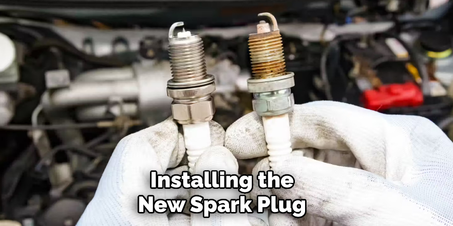 Installing the New Spark Plug