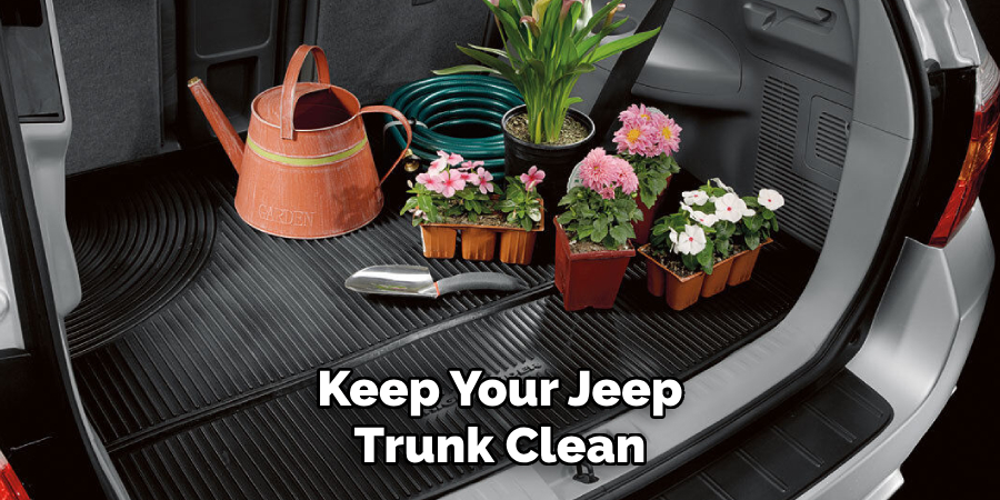 Keep Your Jeep Trunk Clean