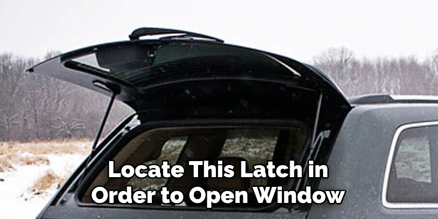 Locate This Latch in Order to Open Window