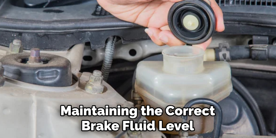 Maintaining the Correct Brake Fluid Level