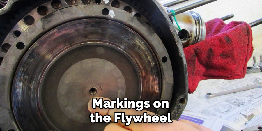 Markings on the Flywheel