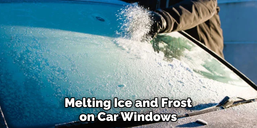 Melting Ice and Frost on Car Windows