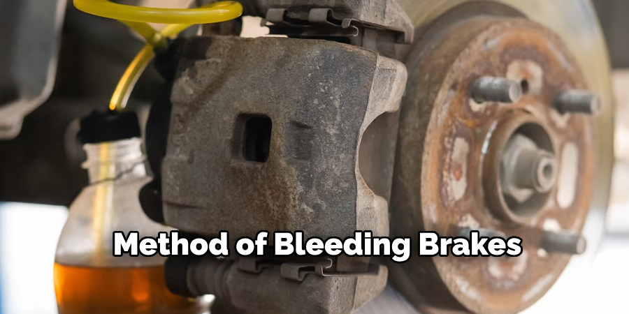 Method of Bleeding Brakes