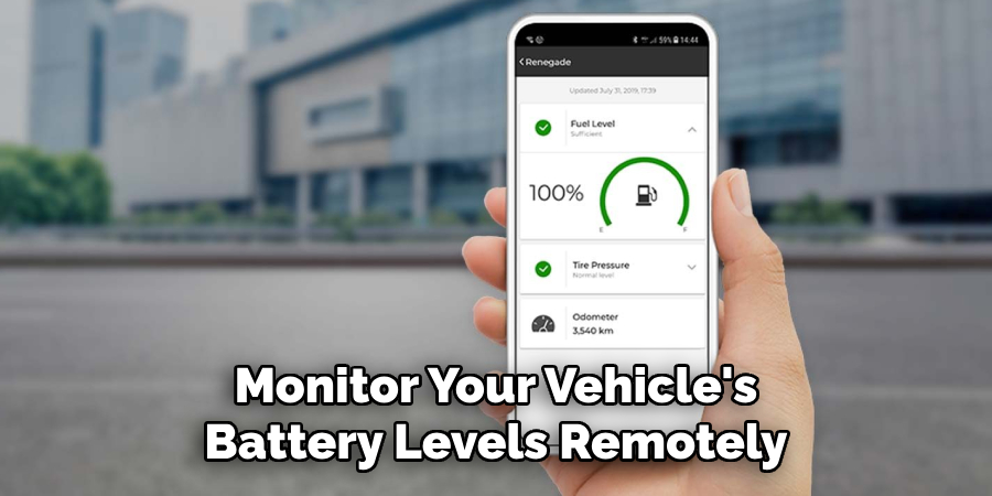 Monitor Your Vehicle's Battery Levels Remotely