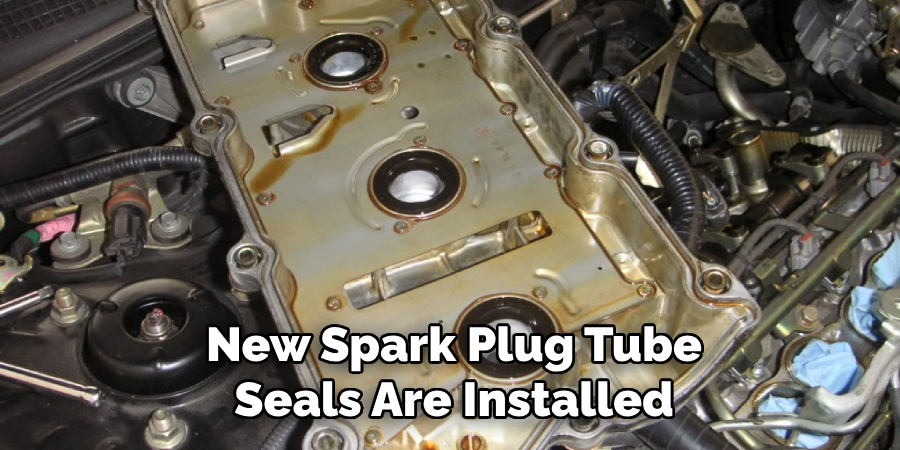 New Spark Plug Tube Seals Are Installed