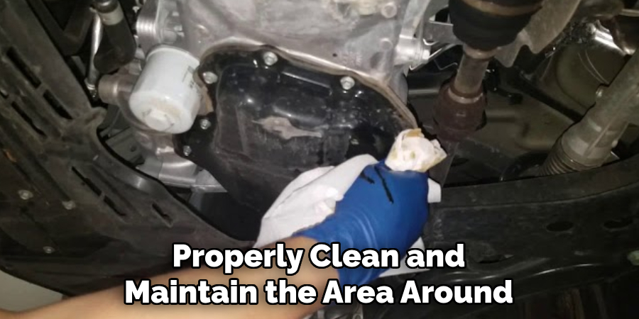 Properly Clean and Maintain the Area Around