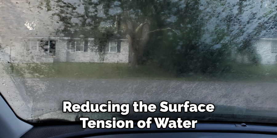 Reducing the Surface Tension of Water