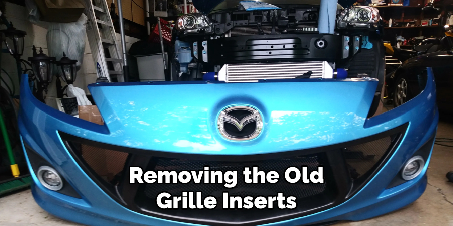 Removing the Old Grille Inserts