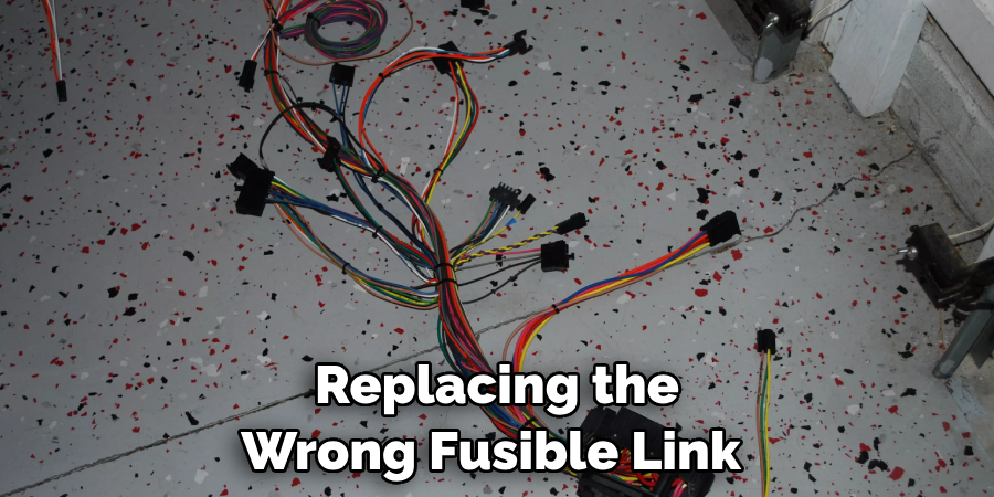Replacing the Wrong Fusible Link 