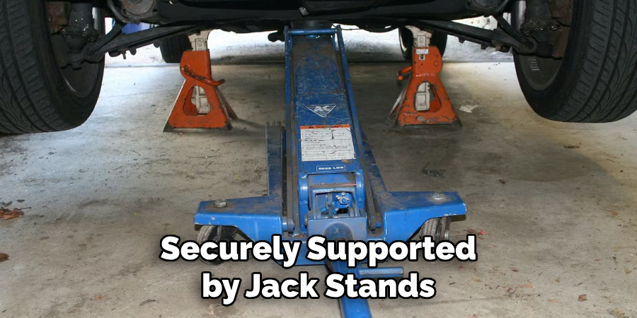 Securely Supported by Jack Stands