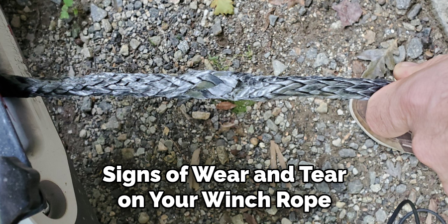 Signs of Wear and Tear on Your Winch Rope