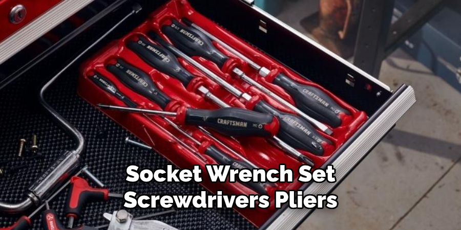 Socket Wrench Set Screwdrivers Pliers