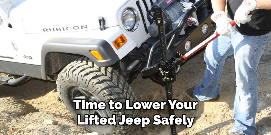 Time to Lower Your Lifted Jeep Safely