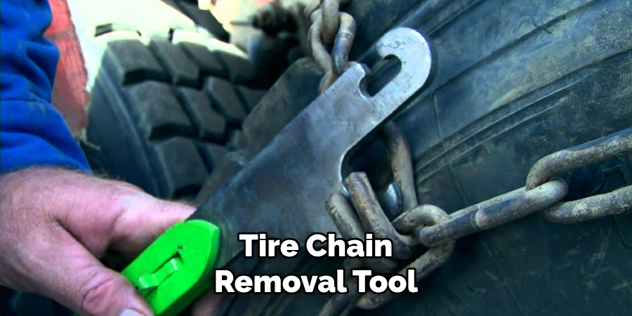 Tire Chain Removal Tool