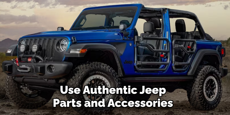 Use Authentic Jeep Parts and Accessories