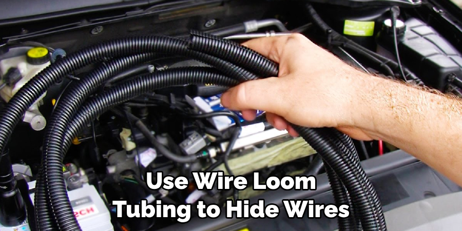 Use Wire Loom Tubing to Hide Wires