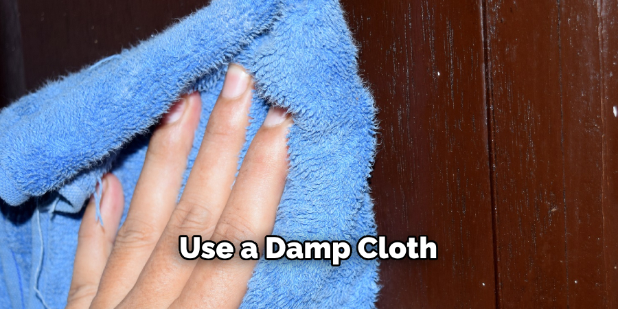 Use a Damp Cloth