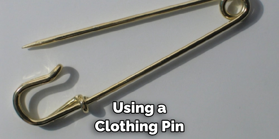 Using a Clothing Pin