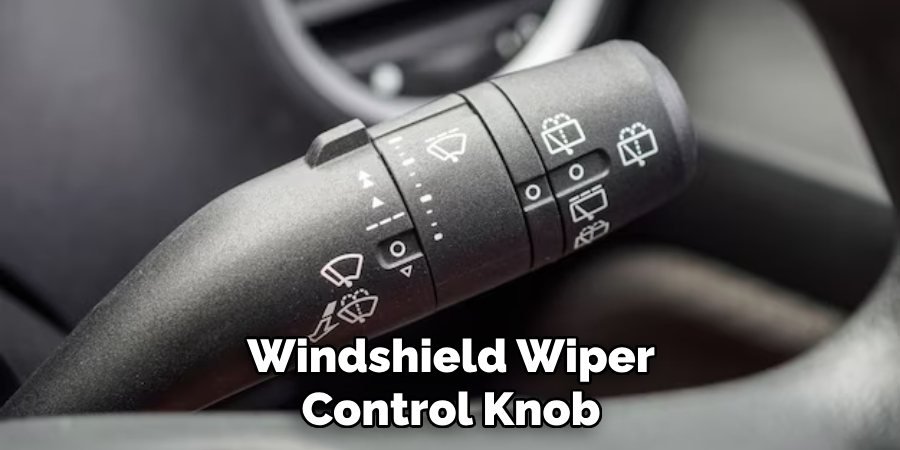 Windshield Wiper Control Knob