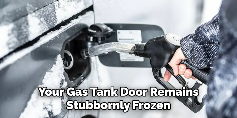 Your Gas Tank Door Remains Stubbornly Frozen