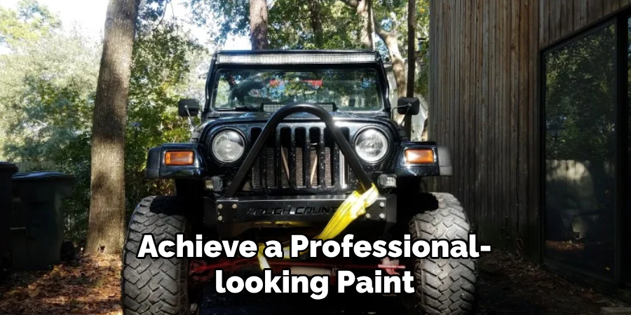 Achieve a Professional-looking Paint