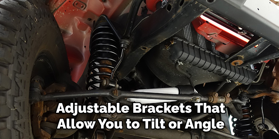 Adjustable Brackets That Allow You to Tilt or Angle