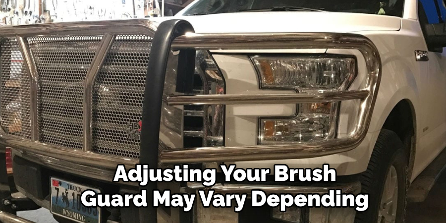 Adjusting Your Brush Guard May Vary Depending