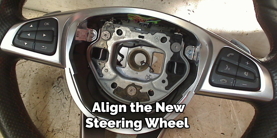 Align the New Steering Wheel 