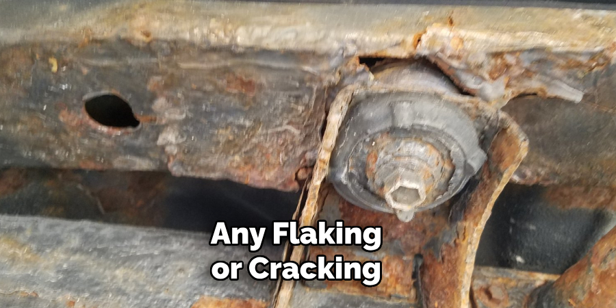 Any Flaking or Cracking