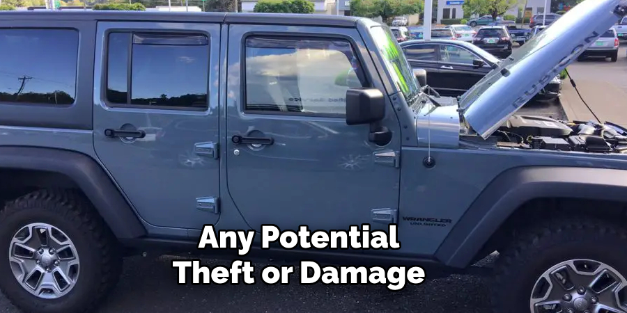 Any Potential Theft or Damage